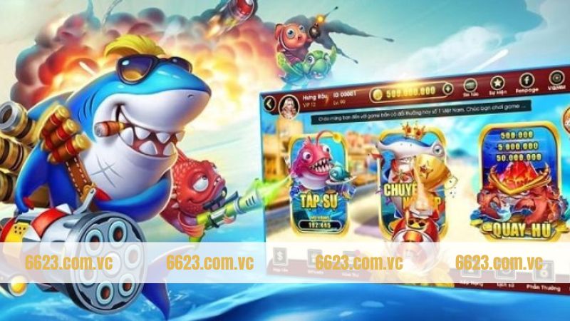 Trải nghiệm hệ thống ph&ograve;ng chơi bắn c&aacute; H5 đa dạng